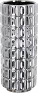 Ваза керамическая Silver 10,5x10,5x25 см 25 см серебряная JOL20S154S Ваза керамическая Silver 10,5x10,5x25 см 25 см серебряная JOL20S154S