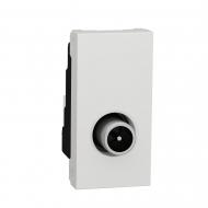 Механизм розетки TV оконечная Schneider Electric Unica New Unica New NU346118 без шторок без крышки белый NU346118