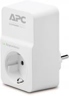 Сетевой фильтр APC Essential SurgeArrest 1 outlet white с заземлением 1 гн. белый PM1W-RS