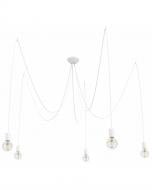 Люстра подвесная Nowodvorski Spider 5x60 Вт E27 белый 9744