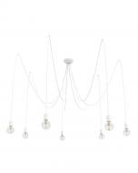 Люстра підвісна Nowodvorski Spider 7x60 Вт E27 білий 9743