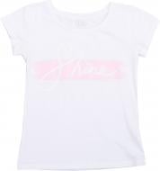 Футболка для дівчинки Фламінго р.140 білий із принтом 808-421