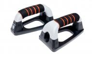 Упоры для отжимания Power System от пола OS черно-серый PS-4022