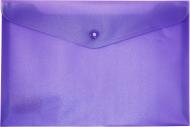 Папка-конверт на кнопке А5 фиолетовая BM.3935-07 Buromax