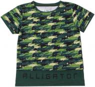 Футболка для хлопчика Фламінго р.104 зелений 815-104