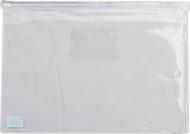 Папка-конверт на молнии пластик А4 белый Buromax