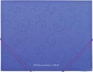 Папка на резинке А5 Barocco фиолетовая Buromax BM.3902-07