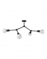 Люстра потолочная Nowodvorski Twig 4x60 Вт E27 черный 9140