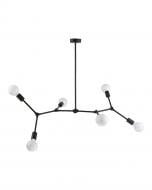 Люстра подвесная Nowodvorski Twig 6x60 Вт E27 черный 9138