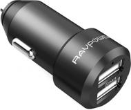 Автомобільний зарядний пристрій RavPower 24W 4.8A Aluminum Alloy Dual USB Car Charger with iSmart (RP-VC006)