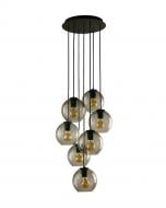 Люстра подвесная Nowodvorski Vetro 7x60 Вт E27 черный 9131