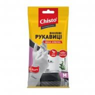 Перчатки виниловые Chisto крепкие р. M 1 пар/уп.