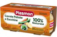 Набор пюре PLASMON Морковь, картофель и цуккини 2х80 г