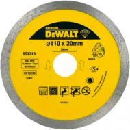 Диск алмазный отрезной DeWalt для плиткореза DWC410 110x1,6x20 DT3715