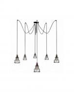 Люстра подвесная Nowodvorski Workshop 6x60 Вт E27 черный 9631