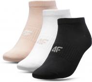 Шкарпетки 4F NOSD4-SOD302-56S+10S+20S р.35-38 білий/рожевий/чорний 3 шт.