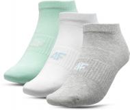 Носки 4F NOSD4-SOD302-47S+10S+27M р.39-42 бирюзовый/белый/серый 3 шт.