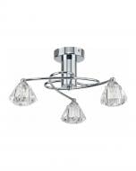 Люстра потолочная Nowodvorski Tesalli 3x40 Вт G9 хром 4652