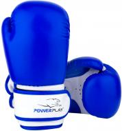 Боксерські рукавиці PowerPlay 6oz PP_3004JR синій із білим