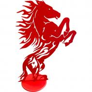 Статуэтка декоративная "Огненный конь" высокий красный 710304