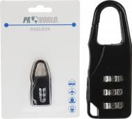 Замок для валізи Koopman комбінація з 3 цифербалок DG2000100 чорний