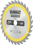 Пиляльний диск DeWalt Construction 165x20x1,5 Z30 DT1935