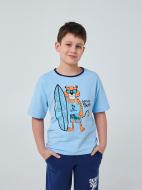 Футболка для хлопчиків Smil р.140 блакитний 110752