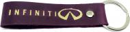 Брелок шкіряний TERRAPLUS Стрічка Infiniti фіолетовий із золотим тисненням