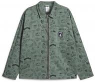 Рубашка Puma PUMA X RIPNDIP AOP TWILL SHIRT 62219844 р. 2XL зеленый