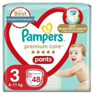 Подгузники-трусики Pampers Premium Care 3 6-11 кг 48 шт.