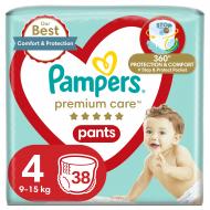 Подгузники-трусики Pampers Premium Care 4 9-15 кг 38 шт.