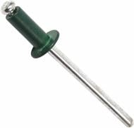 Заклепка витяжна 4x10 мм 20 шт зелений RAL 6005 EXPERT FIX