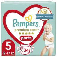 Подгузники-трусики Pampers Premium Care 5 12-17 кг 34 шт.