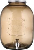 Диспенсер San Miguel с крышкой и краном коричневый Authentic 12,5л 5294DB04