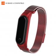 Ремінець для фітнес-браслета Armorstandart Milanese Magnetic Band 4303 для Xiaomi Mi Band 4/3 Red (ARM55541) 55541