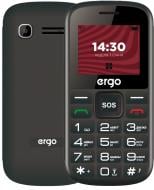 Мобільний телефон Ergo R202 Dual Sim black R202 black