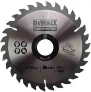 Пиляльний диск DeWalt Construction 160x30x1,5 Z30 DT1937