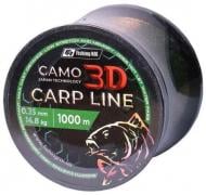 Леска Fishing ROI 3D Camo Green 721-100-028 1000 м 0,28 мм 8,3 кг