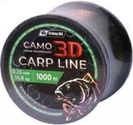Леска Fishing ROI 3D Camo Green 721-100-033 1000 м 0,33 мм 12,6 кг