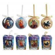 Сувенір Куля подарункова пінопластова Кінь 7,5 см (KY8-2503) в асортименті