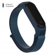 Ремінець для фітнес-браслета Armorstandart Sport Loop для Xiaomi Mi Band 4/5/6 Dark Blue 56867