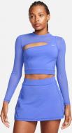 Топ Nike W NP LS TOP CROPPED NVTY FB5683-413 р.XL голубой