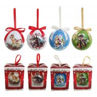 Сувенір Куля подарункова пінопластова Кінь казковий 7,5 см (KY8-2502) в асортименті