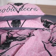 Наволочка Ranforce Elite 17-0516 Noble deers pink 60x60 см мульти MirSon