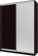 Шкаф-купе Сити24 Doros 1800x600x2400 мм венге двери / ДСП/зеркало