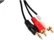 Кабель Ultra 3,5 мм – 2xRCA 1,5 м разноцветный (UC75-0150)