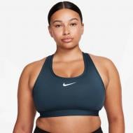 Бра Nike W NK SWSH MED SPT BRA DX6821-328 р.M сірий