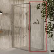 Нерухома стінка для душу Ravak XPSPS- 80 полірований алюміній TRANSPARENT