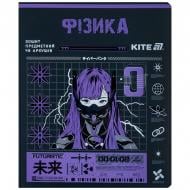 Тетрадь предметная 48 лист. клетка Cyber ​​физика KITE
