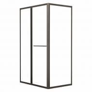 Душове огородження VOLLE CRUZE 80*120*200см, тип дверей COME IN, профіль metal gun, прозоре